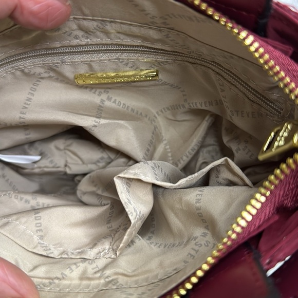 Steve Madden New burgundy clutch small crossbody NWT - Picture 7 of 7